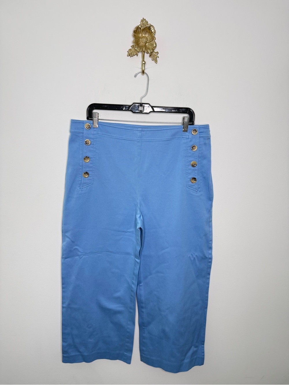 Ann Taylor Cropped Wide Leg Sailor Pants 14
